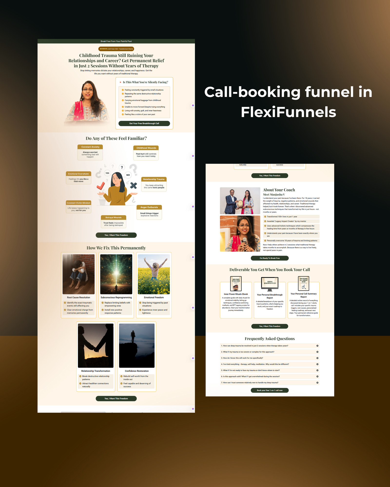 VSL funnel page built by Funnel House